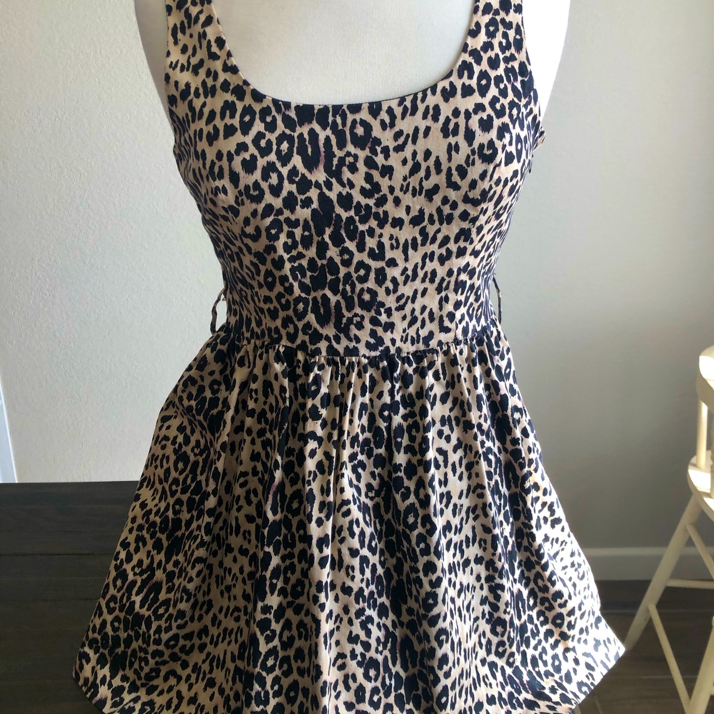 Cheetah skater dress